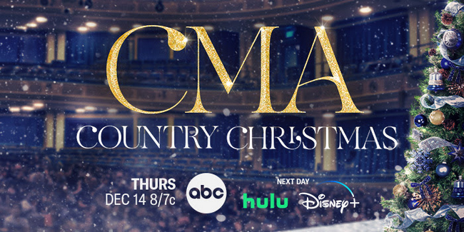 Deck the Halls with CMA Country Christmas on Dec. 14