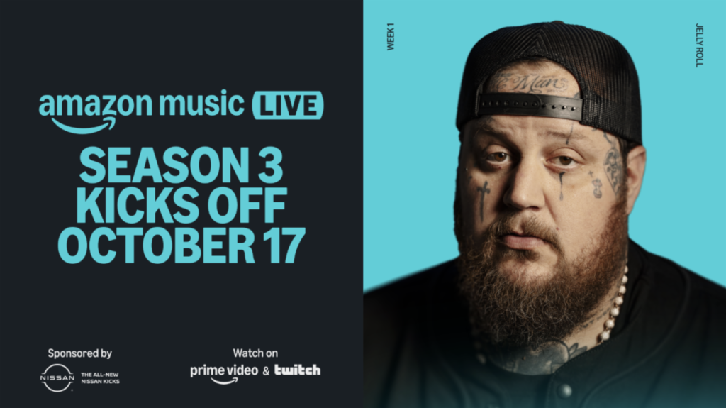 Tune In Alert Jelly Roll on Amazon Music Live