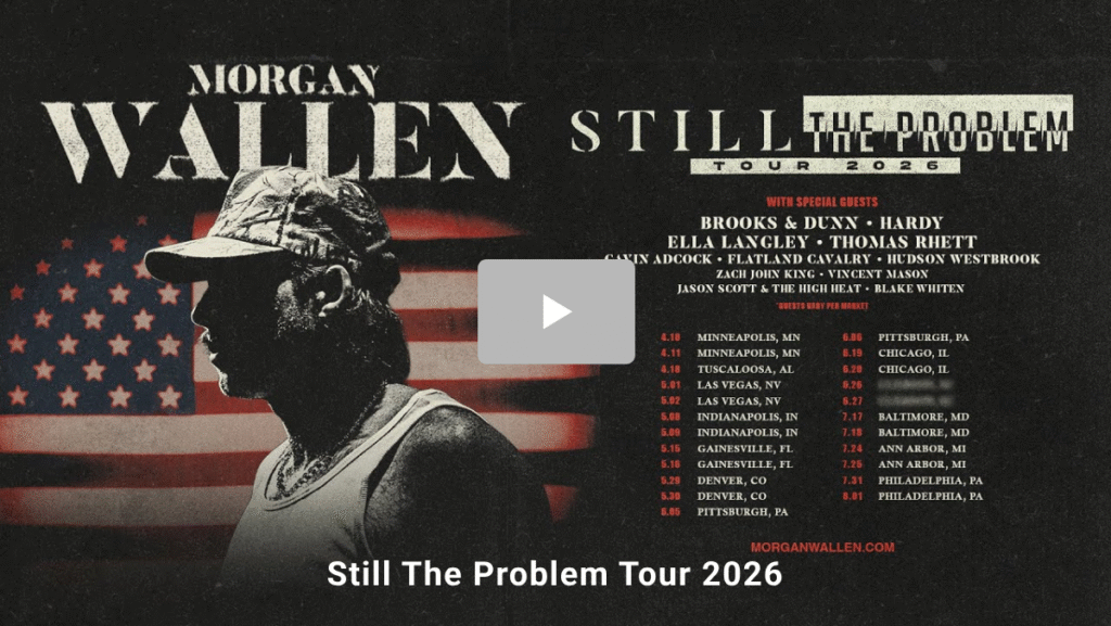 Morgan Wallen Announces Still The Problem Tour 2026